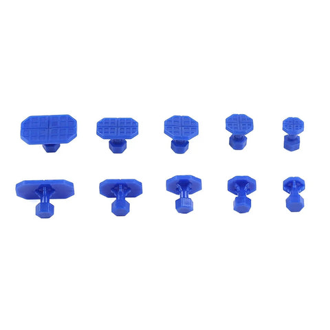 DIY Auto Body Dent Repair Kit with Glue Tabs in various sizes for car dings, hail damage, traceless repair.