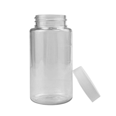 Oil Sampling Bottle 4oz Clear PET With 38-400 Cap Pack Of 24 FDA Compliant BPA Free Made In USA For Oil Analysis And Quality Control High Visibility Bottle