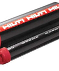 Hit-Re 500 Pure Epoxy Injectable Mortar For Anchor Bolts 500 Ml Cartridge shown in black and red packaging.