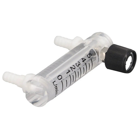 0-5 LPM Panel Mount Gas Flowmeter For Air Adjustable Flow Meter With Clear Scale And Transparent Wall 4 Percent Accuracy Easy Reading