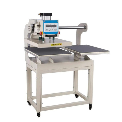 Heavy Duty 16X24 Dual Station Pneumatic Heat Press With Up Sliding Platen And LCD Touchscreen for T Shirt Sublimation.