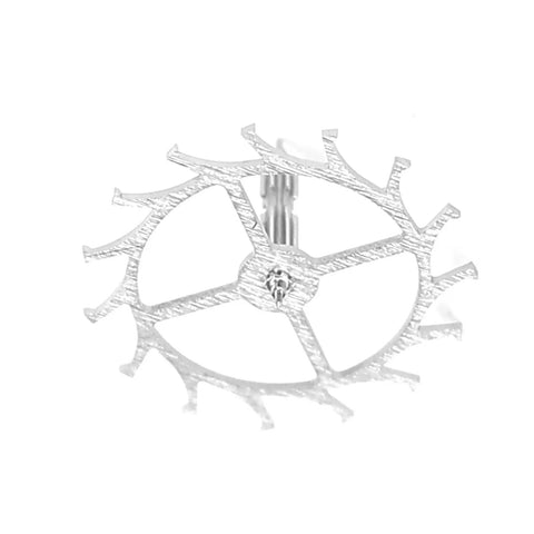Pro Grade Escape Wheel For Watch Movement Replacement, Alloy Silver Repair Part, ideal for professional watch repairs.