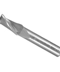 Angled side view of a 14 mm square-nose end mill with 12 mm shank, HSS-AL, 2 flutes