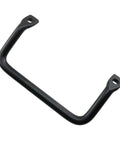 Industrial Round Bar Carry Handle Set, 2 Pieces, 100mm, Carbon Steel With Black Coating, Flat Head Tilt Puller, Heavy Duty Equipment Handle For Pallets, Drawers, Sliding Doors By HJGarden