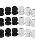 Cable Gland Kit 45 Pack Heavy Duty Waterproof Nylon Cable Glands And Joints For 3 To 15mm Cables With PG7 PG9 PG11 PG13.5 PG16 PG19 Case Included
