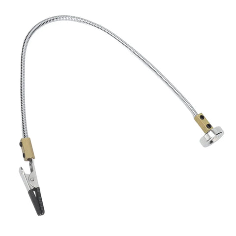 Heavy Duty Flexible Welding Auxiliary Clamp With Alloy Steel Arms And Magnetic Base For Secure Electronic Work Tabletop Vise With flexible arm.