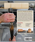 Book: Starter Guide to Woodturning on the Lathe; Fox Chapel Publishing, shows a wood lathe turning a spindle.