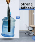 Heavy Duty Duct Tape That Sticks Like Crazy 1.88 Inch Wide 50 Yard Roll lifting 19L water jug showing strong adhesive