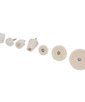 Top Tier 7 Pcs Polishing Wheel Kit With Buffing Flannel Abrasive Tools For Car Detailing Auto Body Work And Metal Shining Projects That Look Absolutely Awesome featuring cotton flannel buffing wheels.