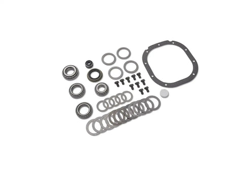 Ford Racing M4210B2 Ring And Pinion Installation Kit components laid out for easy gear swap heavy duty auto part set