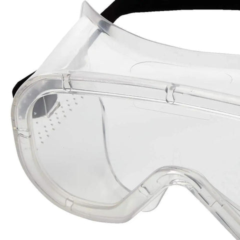 Flexible PVC Safety Goggles For Eye Protection With Clear Lens Direct Vent Unisex All Day Comfort Fit Adjustable Strap Soft Eye Shield