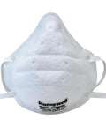 Front view of NIOSH Approved N95 Molded Cup Disposable Respirator Mask 200 Pack For All Day Comfort Easy Breathing Latex Free