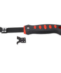 Gypsum Board Cutter With Rubber Handle And 55 Manganese Steel Blade For Fast Clean Cuts On Gypsum Cement Board Acrylic And Plexiglass Plates For Pro DIYers, black and red
