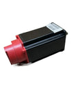 Side view of a three-phase permanent magnet synchronous servo motor with closed loop precision control for position speed and torque in industrial automation fast response under dynamic loads smooth acceleration and wide voltage compatibility.