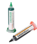 Two tubes of conformal solder mask ink for electronics low solder coating for PCB insulation and protection, black BGA resist ink.