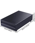 Espresso Knock Box Drawer For Coffee Grounds Storage And Dump Slide Out Bin with dimensions 30x19x7.7cm