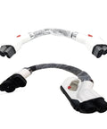 Heavy Duty Ccs2 To Ccs1 Ev Charging Adapter 200A Connector with dual connectors for fast power transfer.