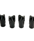Half Moon Arrow Nocks For 7.6mm Crossbow Shafts Durable Plastic Arrow Nocks For Hunting And Target Practice Black Nock Protectors