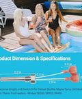 Poolside image with Stack Flue Sensor Replacement For Pentair MasterTemp And Sta Rite Max E Therm Pool And Spa Heaters SR200 SR333 SR400