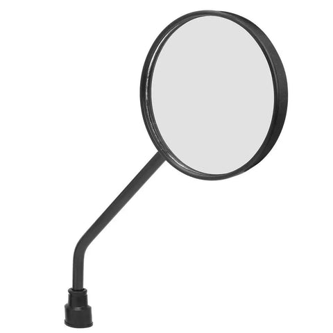 Wide Angle Rearview Mirror For Motorcycle And Electric Bike With Plastic Frame Boost Your Ride Safety Crystal Clear View Ends Blind Spots Easy Mount Durable Budget Friendly Everyday Street Ready, single mirror in plastic frame