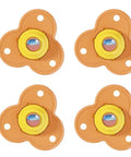 Tough As Nails Furniture Casters Four Pack Featuring 360 Swivel Stainless Steel Rollers And Strong Self Adhesive Backing, showing four durable orange casters.