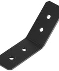 Heavy Duty 10 Pack Flush Inside 45 Degree Angle Brackets For 2x2 Lumber Posts, 3x3x1.5 Inch, 11 Gauge Steel, Powder Coated Pergola Fence Post Connector