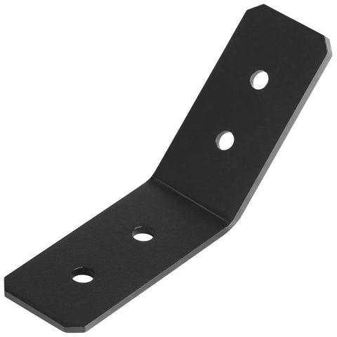 Heavy Duty 10 Pack Flush Inside 45 Degree Angle Brackets For 2x2 Lumber Posts, 3x3x1.5 Inch, 11 Gauge Steel, Powder Coated Pergola Fence Post Connector