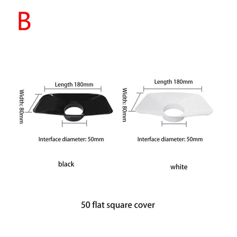 Adjusting Valve Connector Compatible With Flexible Smoke Extraction Pipe For Industrial Lab Welding Fume Arms. Black exhaust cover side view with dimensions.