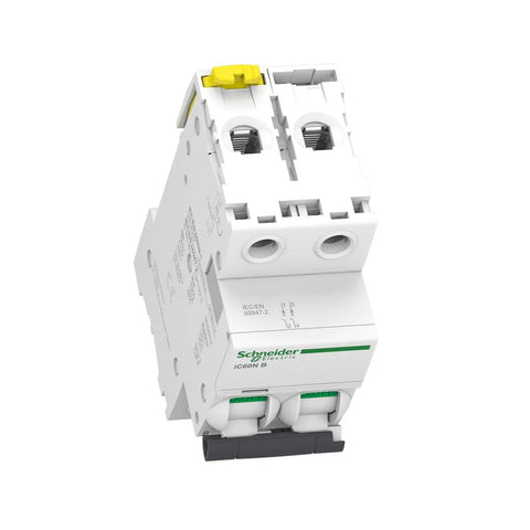 Acti9 IC60N 2P 16A Circuit Breaker Curvature C 50/60 Hz White Easy Install High Quality Electrical Panel Protection For Home And Industry