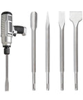 Masonry Chisel Set For SDS Plus Rotary Hammer, 4 Piece Tile Removal Bits Kit with Grooving, Scraping, Flat, and Scaling Chisels