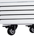 Heavy Hitter Upright All Freezer With Dead On Temp Accuracy And Nist Data Logger With High Low Alarm Built For Pharmacy Vaccine Storage Left Hand Door Swing Carb Compliant Cold Chain Ready with durable wheels.