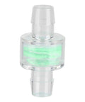 Heavy Duty 10 Pack Three Layer Liquid Cooling Filter For Pc Water Cooling Systems Abs Dual Cotton Strainer Compatible With Five To Eleven Mm Tubing Outer Diameter Eleven Millimeter, clear filter with green mesh.