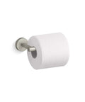 Elate Toilet Paper Holder In Brushed Nickel, Minimalist Metal Design That Stands Up To Daily Use, Corrosion Resistant