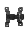 Black Flip Door Latch Heavy Duty Stainless Steel Gate Latch For Security Doors With 90 Degree Rotate And Tighten Design