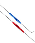 Precision Double Pointed Scriber Tool Two Piece Set, Heavy Duty Stainless Steel Layout Marker for precise etching.