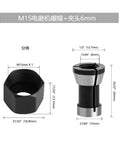 Heavy Duty C Nut Collet Adapter For CNC Router And Carving Machine ER Clamp Fits 12mm Alloy Steel Precision Tooling Accessory showing dimensions.