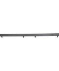 ECOTRIC tailgate molding cap for 2009-2014 Ford F-150, long black plastic trunk top protector with mounting tabs, side