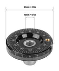 Bakelite Hand Wheel With Integral Handle 63mm Outer Diameter 10mm Bore Replacement For Milling Machine Lathe Grinder Easy Grip