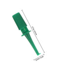Green insulated clip from Pro Grade Twenty Piece Insulated Test Hooks And Grabbers Colorful Clamps For Digital Multimeter Testing