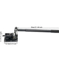Manual Flat Bar Bender Pro Grade with 7 Bearings, tool dimensions, for precise 90-degree right angles.