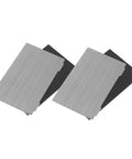 Upgraded Resin Magnetic Flexible Steel Plate Bed 2 Pack 202x128mm for Resin 3D Printers with spring steel brushed adhesion surface
