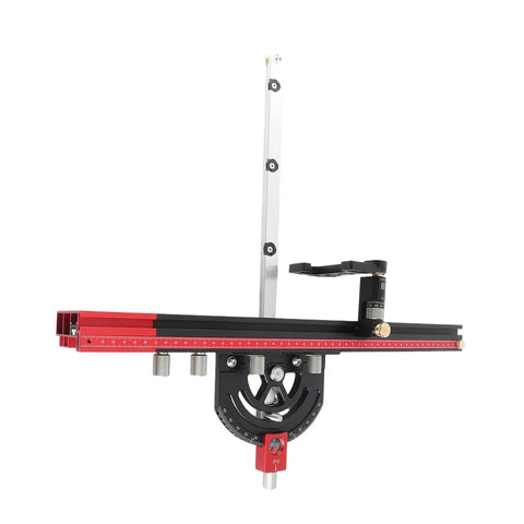 Heavy Duty Table Saw Miter Guide With 13 Positive Angle Stops And Smooth Gliding Track for precise angles and crosscuts.