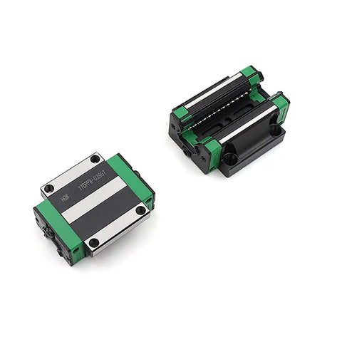 Square Linear Guide Rail HGW15 2500mm Kit With 2 HGW15CA Flange Carriage Blocks For CNC Machines close-up