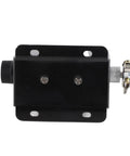 5 Digit Mechanical Tally Counter Workhorse with Resettable Dial and Rotating Zero, rugged plastic body, side view.