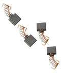 Replacement Carbon Brush Set Of 4 For Makita Angle Grinders 0.6 X 0.27 X 0.7 In, showing all four brushes with copper coils.