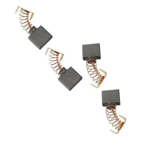 Replacement Carbon Brush Set Of 4 For Makita Angle Grinders 0.6 X 0.27 X 0.7 In, showing all four brushes with copper coils.