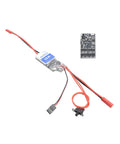 10A Brushed RC ESC with bidirectional control for dope boats, tanks, and cars; compatible with 130 and 180 motors and 2S 4S LiPo