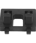 Hands-Free Electric Wire Welding Fixture With Adjustable Clamps, compact black alignment jig with secure grips.