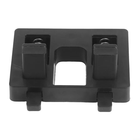 Hands-Free Electric Wire Welding Fixture With Adjustable Clamps, compact black alignment jig with secure grips.