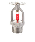 Heavy Duty 6 Pack Fire Sprinkler Heads Half Inch 68 Degree Bulb 304 Stainless Steel ceiling mount with red glass bulb
